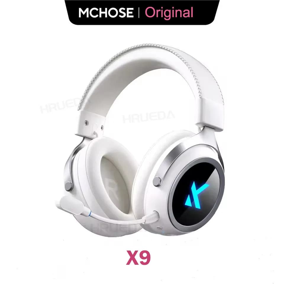 MCHOSE X9 Cuffie da gioco wireless Bassa latenza Leggero Tri-modello 7.1 Suono surround Microfono con cancellazione del rumore Cuffie e-sport