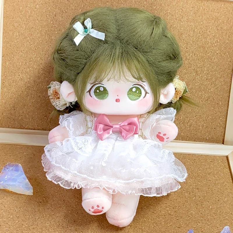 20cm Cotton Doll Plush Toy Baby Suit Gift for Girls Non-Attribute Fashion Collectible Our Generation Doll