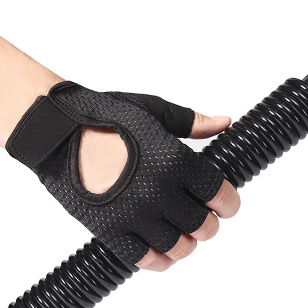 1 pair of light and breathable training gloves, half-tip non-slip fitness gloves for weight lifting, outdoor cycling