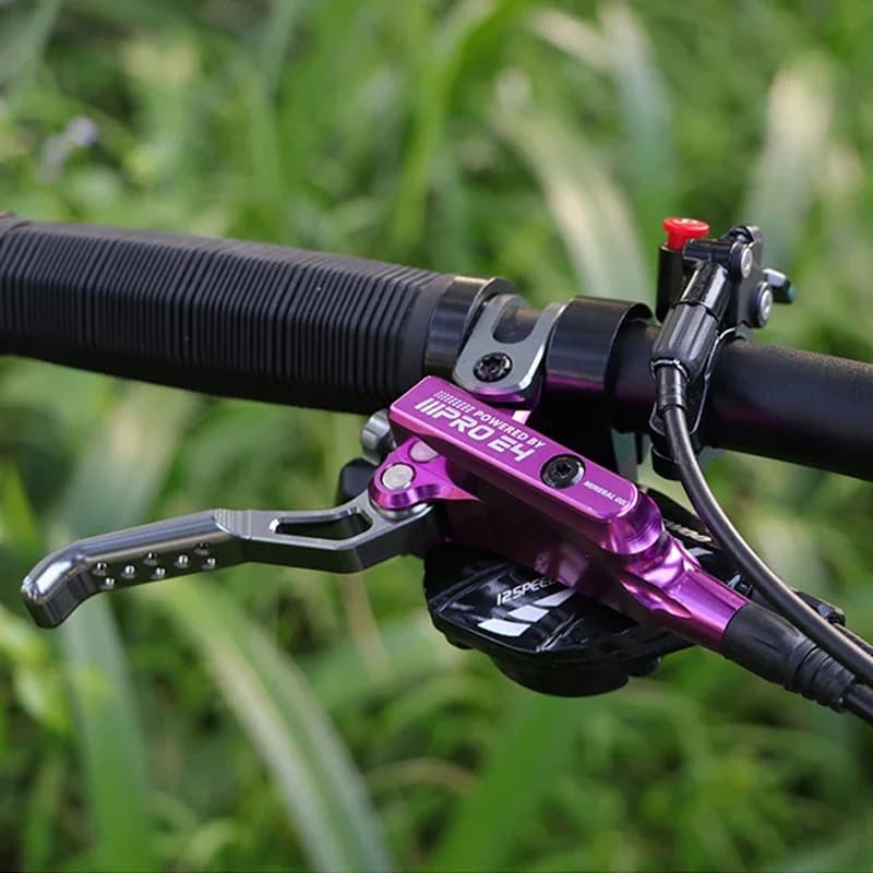 IIIPRO E4 Bicycle Brake 4 Piston Hydraulic Disc MTB 800/1550mm With Cooling pads Oil Pressure Brake XC/DH/E-bike MTB LF/RR Brake