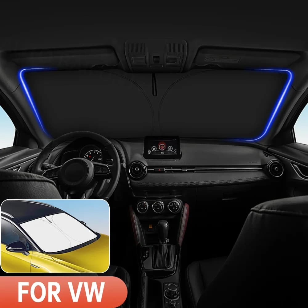 For Volkswagen VW ID.4 2021-2025 Car Windshield Sunshade Cover Front Window Sun Shade Visor Auto Interior UV Protection
