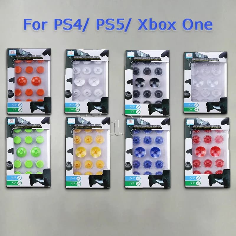 YuXi 1 Set 14 In 1 Staccabile Thumb Stick Simulazione Thumb Stick Custodia protettiva adatta per PS4/PS5/Xbox One Fungo Cover