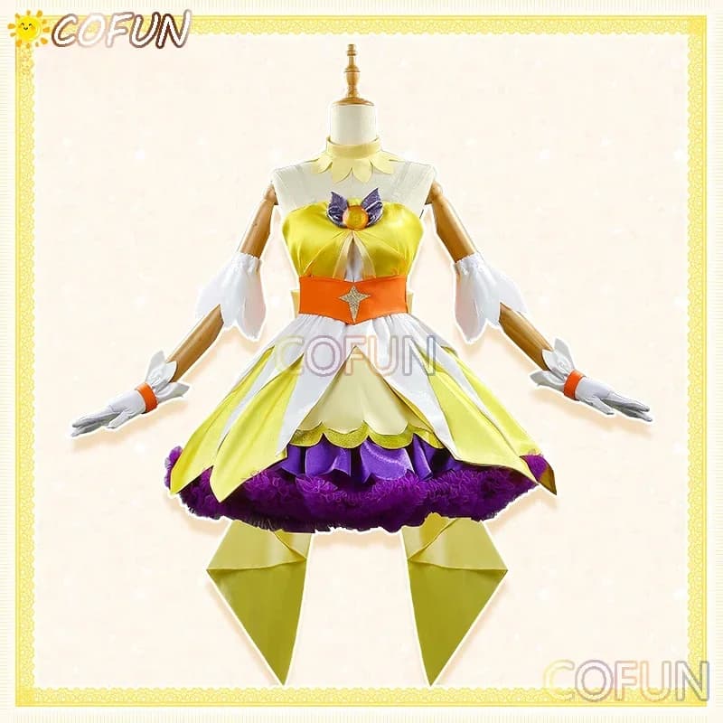 COFUN [Personalizzato] Cure Twinkle Costume Cosplay Go! Principessa AnimeHalloween Hirogaru Sky Precure Shining Angel Abito da donna
