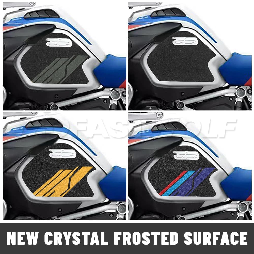 Decalcomanie antiscivolo per serbatoio Adesivo per protezione laterale del ginocchio in PVC satinato adatto per R1200GS R1250GS ADV Adventure