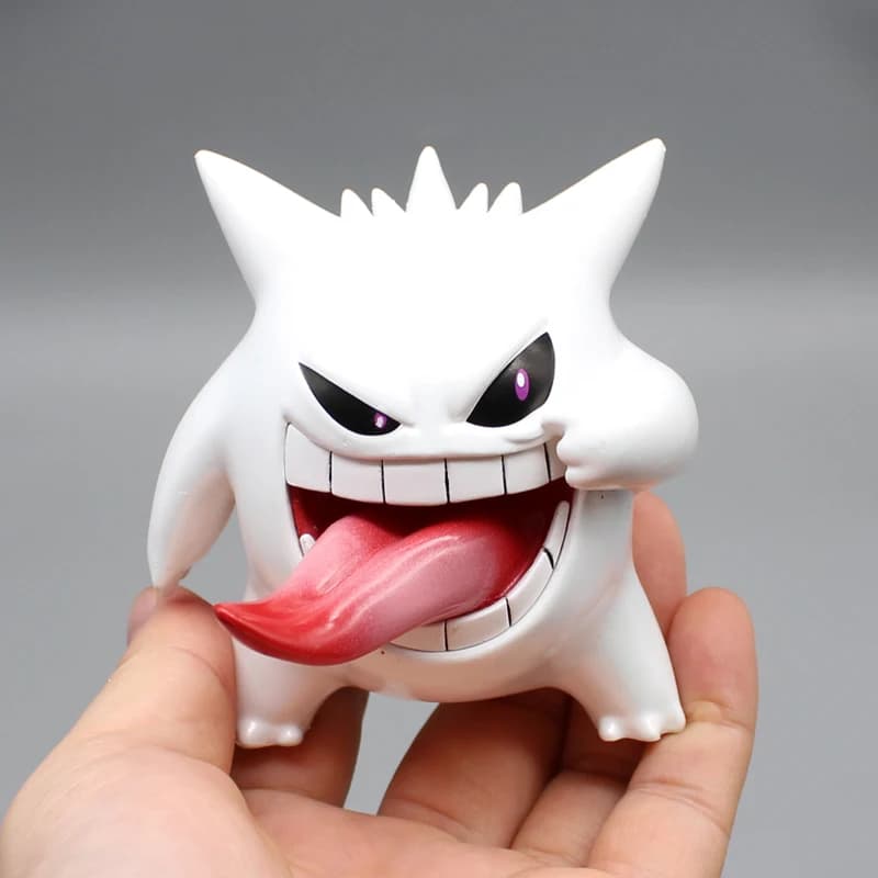 Pokemon Gengar attaccare la lingua fuori diversi colori Anime Action Figure Gioco Statua da collezione Kawaii Modello Giocattolo per bambini Regalo bambola