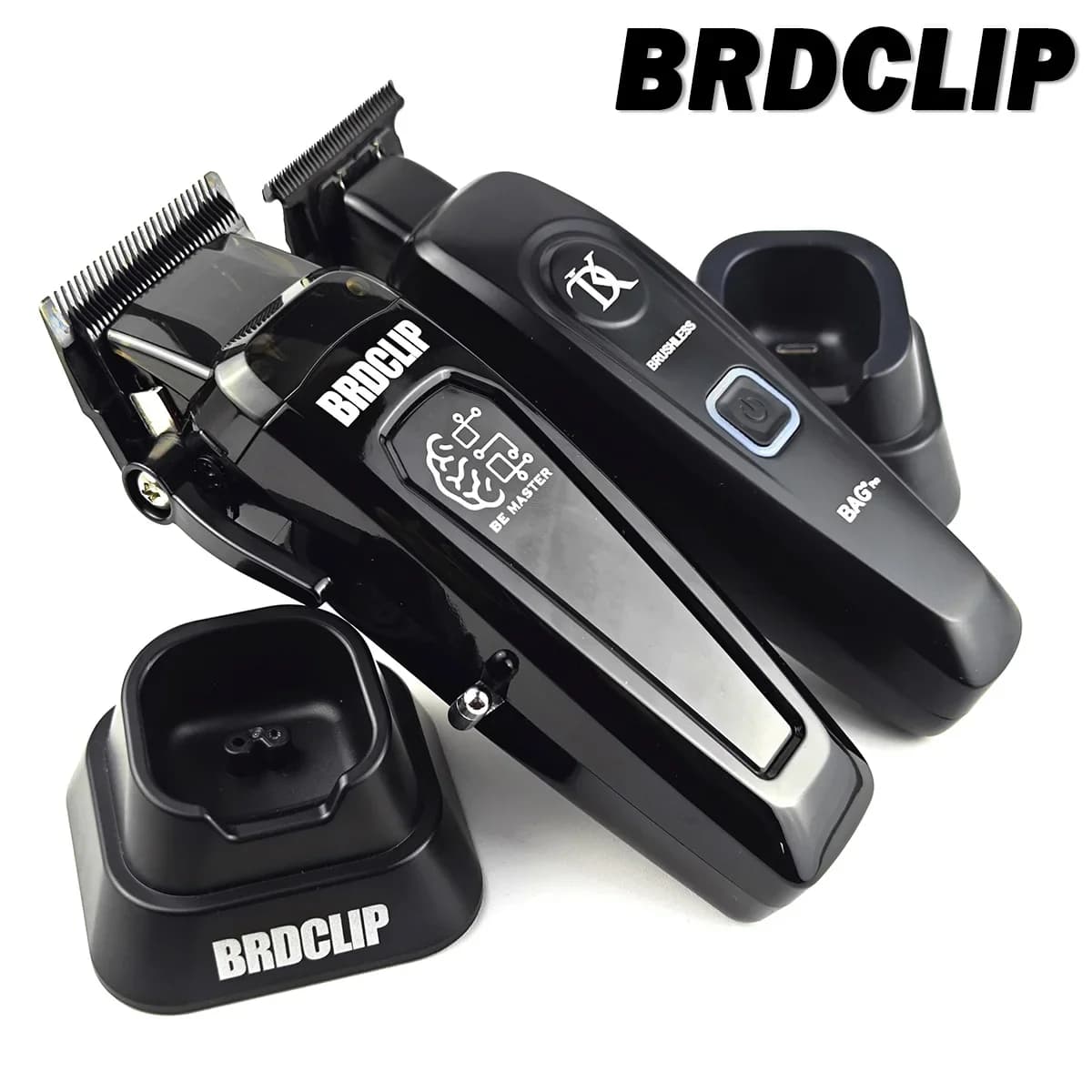 Professional haircut BRDCLIP 106 DK078 7500 rpm 7200 rpm Electric battery trimmer DLC blade with charging base Barbiere for men
