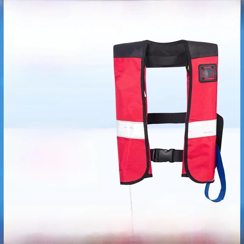Giubbotto di Salvataggio Gonfiabile Manuale/Automatico, Gilet di Galleggiamento Professionale per Adulti, Abbigliamento Gonfiabile per Pesca e Nautica