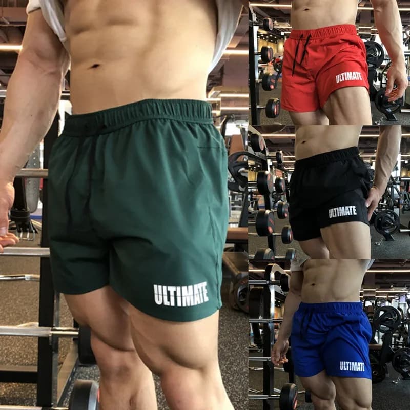 Pantaloncini Estivi Casual da Uomo per Palestra, Bermuda ad Asciugatura Rapida per Bodybuilding, Fitness, Corsa e Allenamento, Costume da Bagno Sportivo da Spiaggia