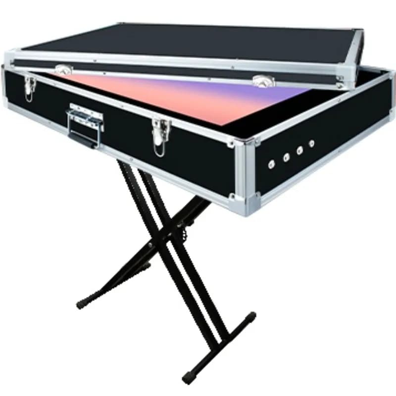 Tavolo per pittura con sabbia, scatola per pittura con sabbia per adulti, che esegue puzzle con sabbia colorata, regalo fai da te