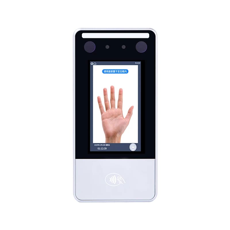 Multibiometric presence machine with 5000 products for recording output time of fingerprint storage mask detection alarm
