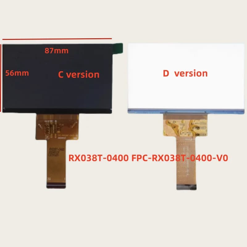 FOG4005T02V1 TF-FPC39720A-N-V6 FPC4005T01V0 RX038T-0400 FPC-RX038T-0400-V0 FPX-RX058B-3400-V1 schermo di visualizzazione LCD del proiettore