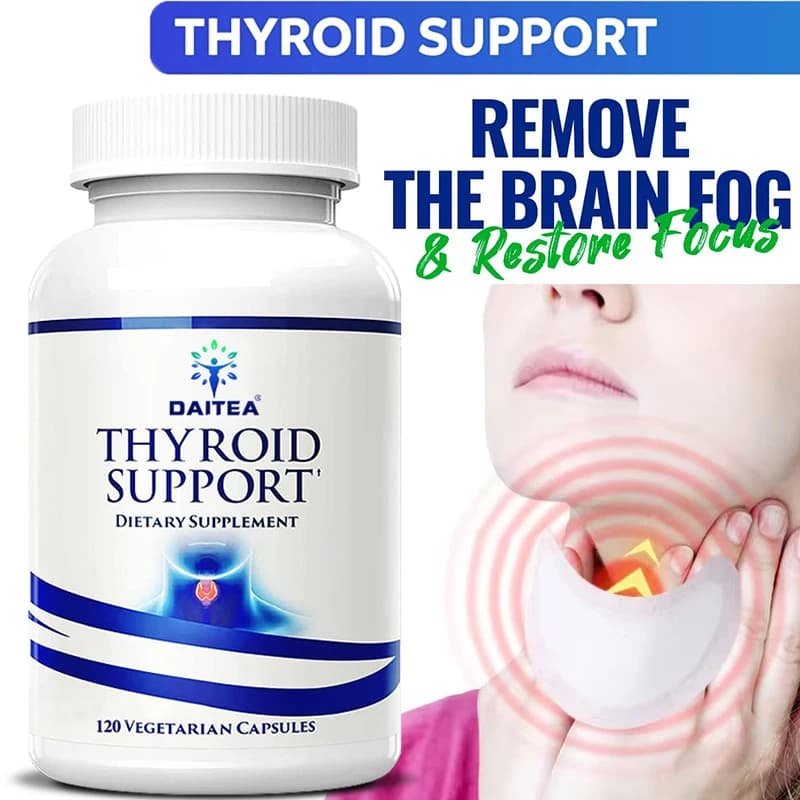Daitea thyroid supplement: contains vitamins and minerals to support general health, suitable for men and women