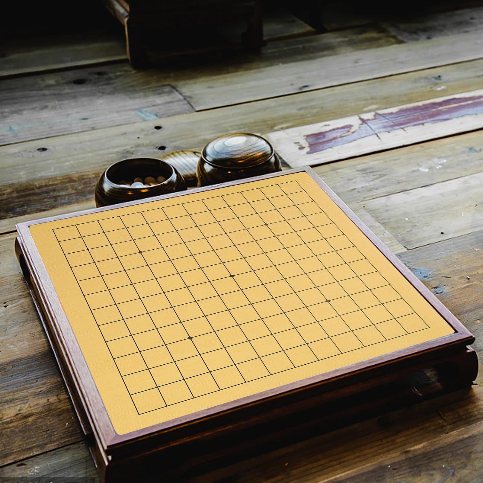Set di 2 Scacchiere Pieghevoli in Legno per Bambini, Tavola da Gioco Portatile e Facile da Trasportare, Durevole e Artigianale