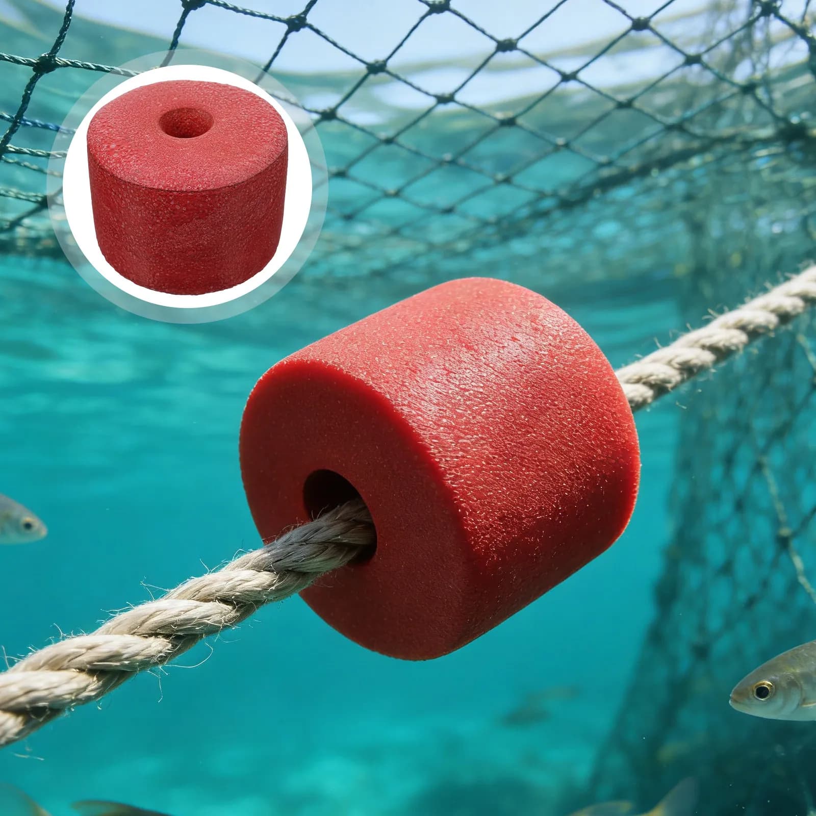 Corda Galleggiante per Rete da Pesca, Corda Intrecciata Impermeabile per Ancora di Barca e Kayak, Accessori per Corde Galleggianti