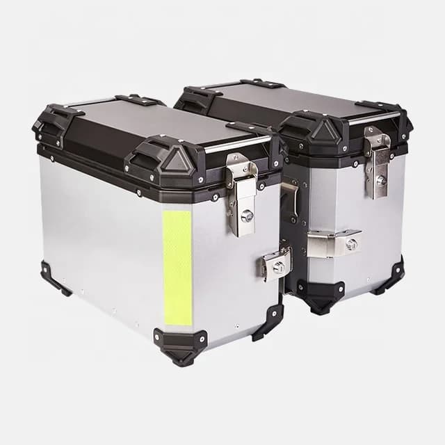 Motorcycle Exhausted Side Pannier Box Aluminium Alloy Maxi-Scooter Motor X-size Motorbike Case Baggage Luggage For VOGE DS525X