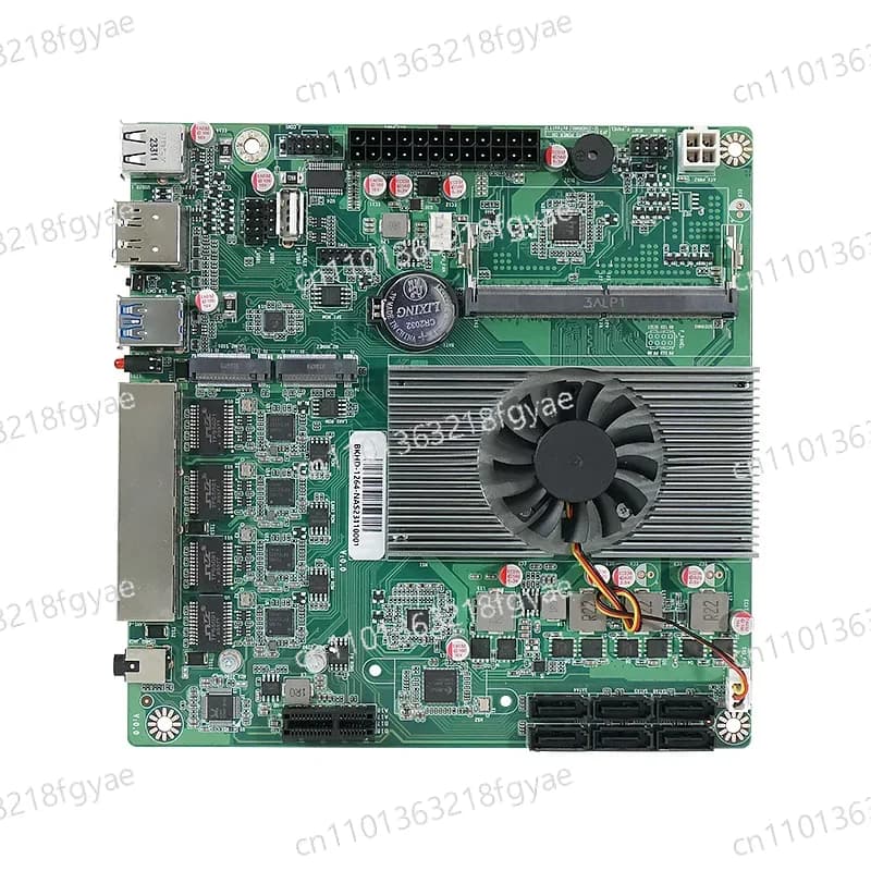 Scheda madre N100 ITX per computer industriale, router software, server NAS, 12a generazione, doppio disco M.26