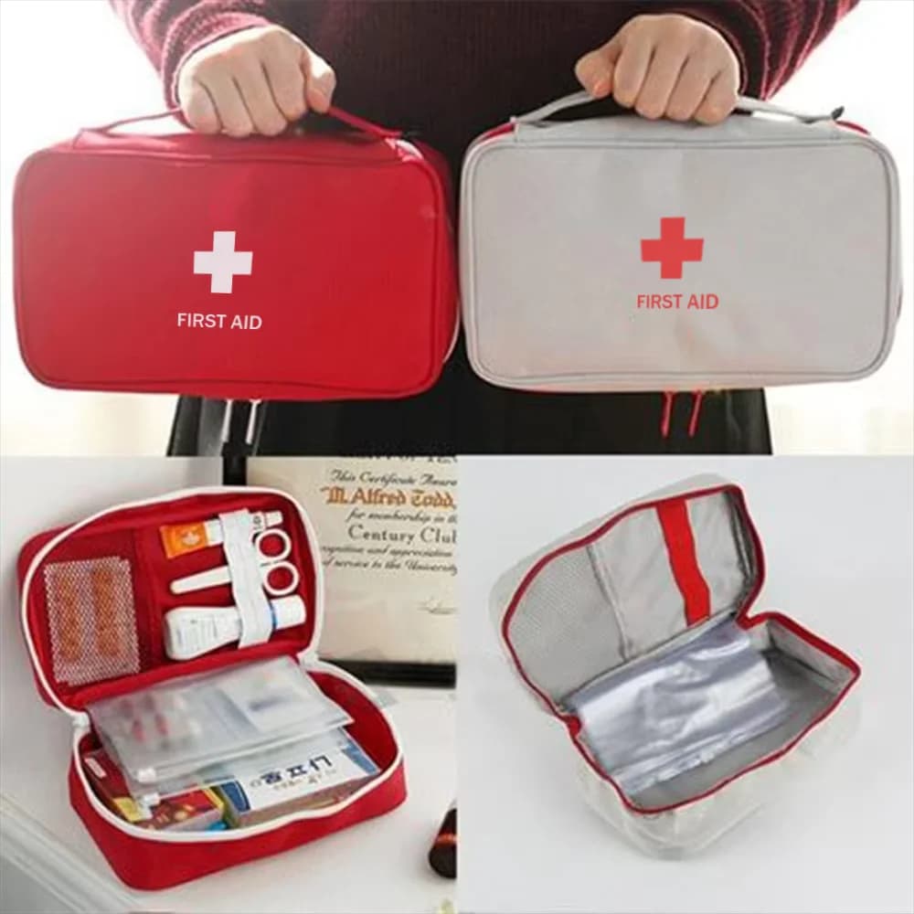 Kit di pronto soccorso Borsa di sopravvivenza di emergenza Borsa per traumi durevole Borsa di salvataggio compatta Borsa di stoccaggio per medicinali portatile