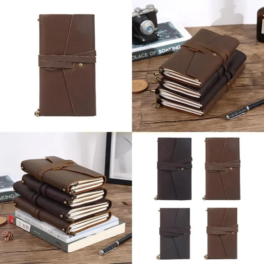Horse Leather Journal Notebook Retro Handbook Diary Notepad Sketchbook