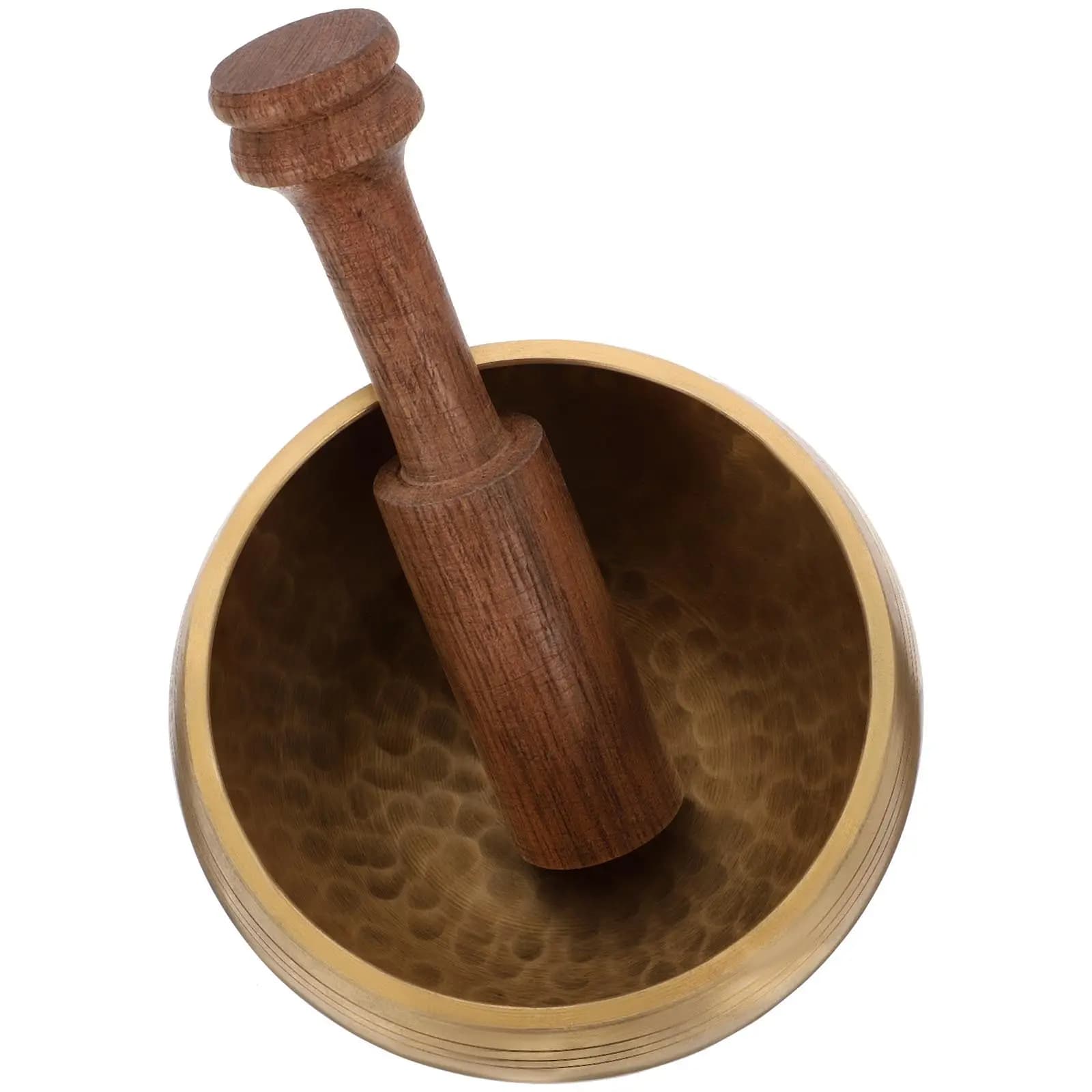 1Set Copper Singing Bowl Meditation Tool Healing Music Instrument for Yoga Therapy Relaxation Spiritual Energy