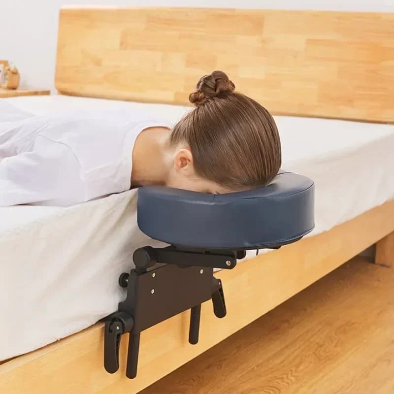 Rastrelliere per massaggi rilassanti a forma di U, cuscini per massaggi con materasso con regolazione multi-angolo, cuscino per la testa post-operatorio per letto multifunzionale