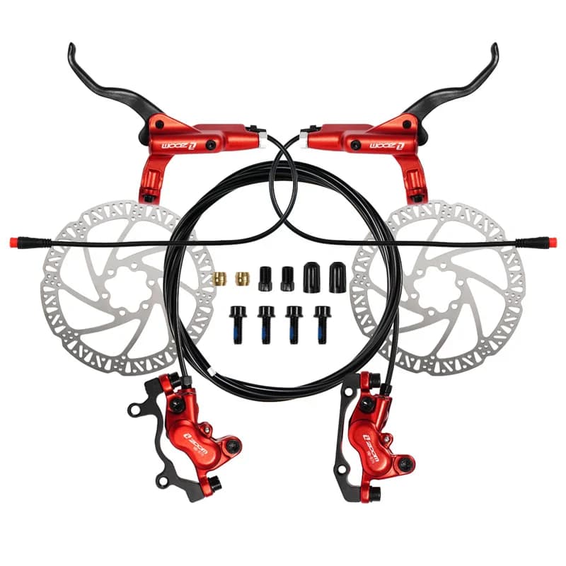 ZOOM bici elettrica disco freno idraulico scooter a 4 pistoncini bicicletta spegnimento olio freno maniglia pinza accessori ciclismo parte