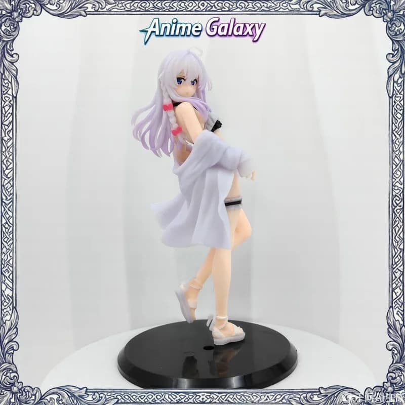 Figura Anime di Elaina da Wandering Witch: Il Viaggio di Elaina, Versione Costume da Bagno, Modellino da Collezione, Decorazione per PC Desktop, Regalo