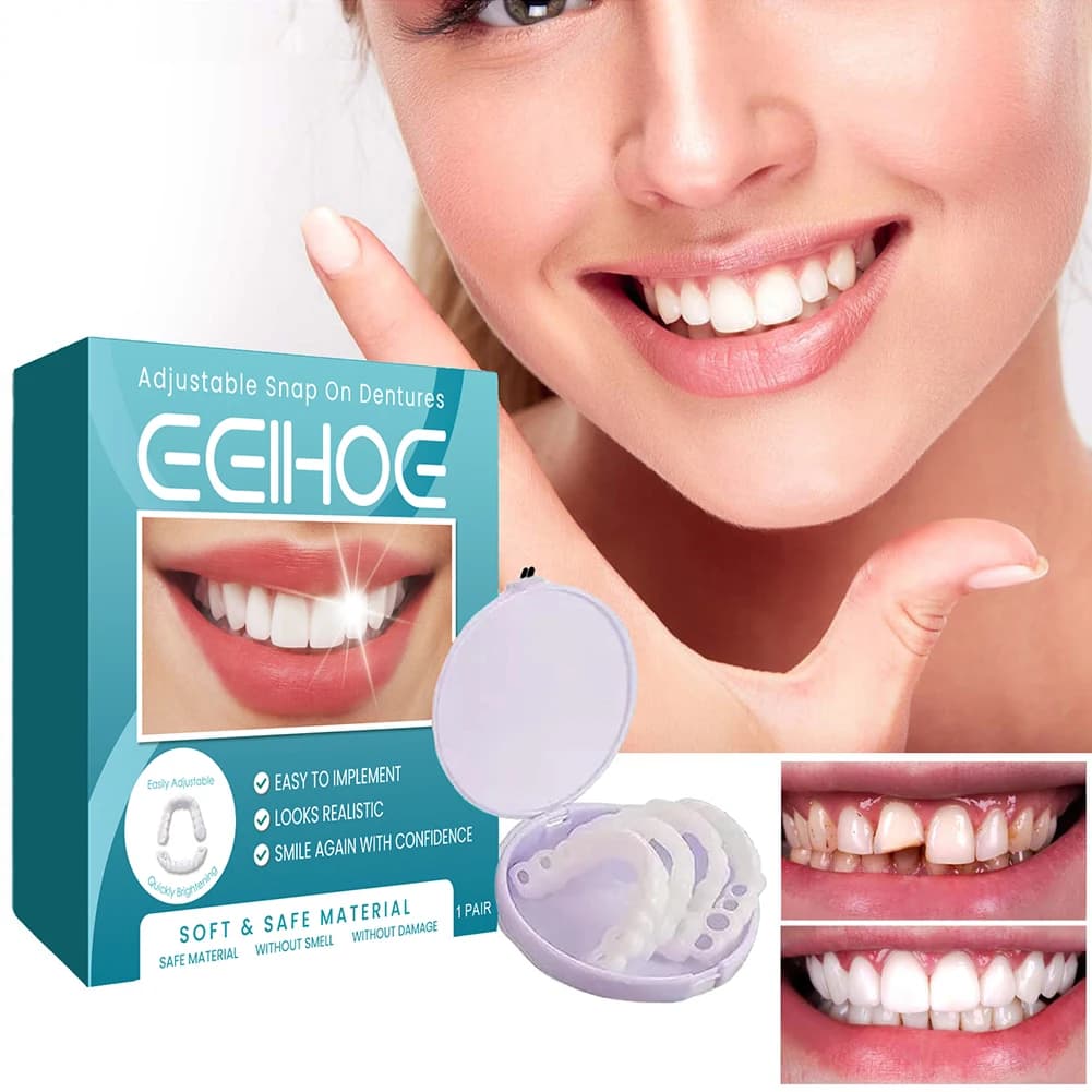 Protesi Dentarie Regolabili, Sbiancamento Temporaneo dei Denti, Apparecchi Portatili, Faccette per Restauro, Coperture per Denti Finti per la Bellezza Dentale