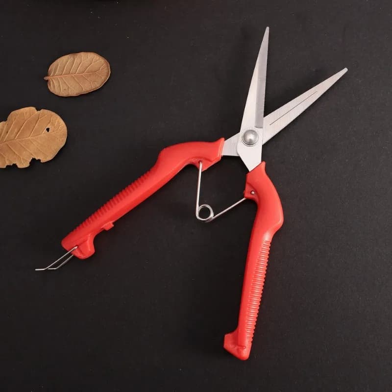 Grape Scissors Pruning Shears Garden Tool Vegetable Patch Bonsai Professional Joinery Stainless Steel Fruit Picking With Lock