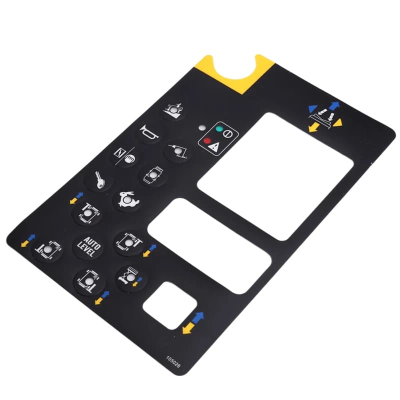 Super Sale 82417GT Platform Control Panel Decal for GENIE Parts Electric Scissor Lift Models GS-3384, GS-3390