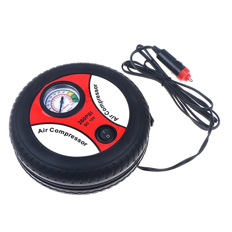 【xxx】Compressore d'aria 12V per pneumatici, gonfiatore per pneumatici auto, manometro per pneumatici auto, accessori per compressore d'aria per biciclette
