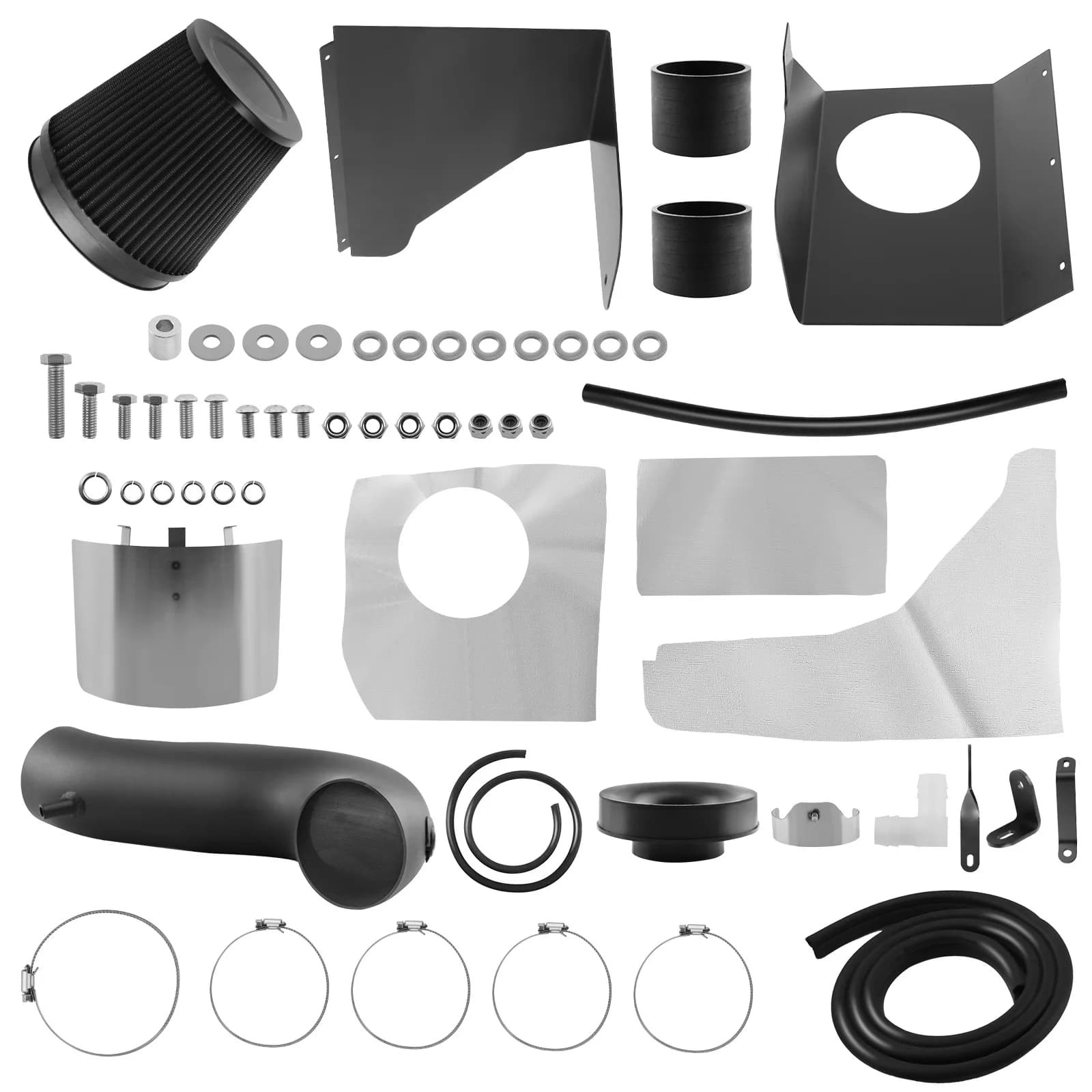 Intake Pipe&Cold Air Filter &Heat Shield For 2011-2023 Dodge Challenger For Dodge Charger 5.7L/3.6L 1115-DC8-HS-R