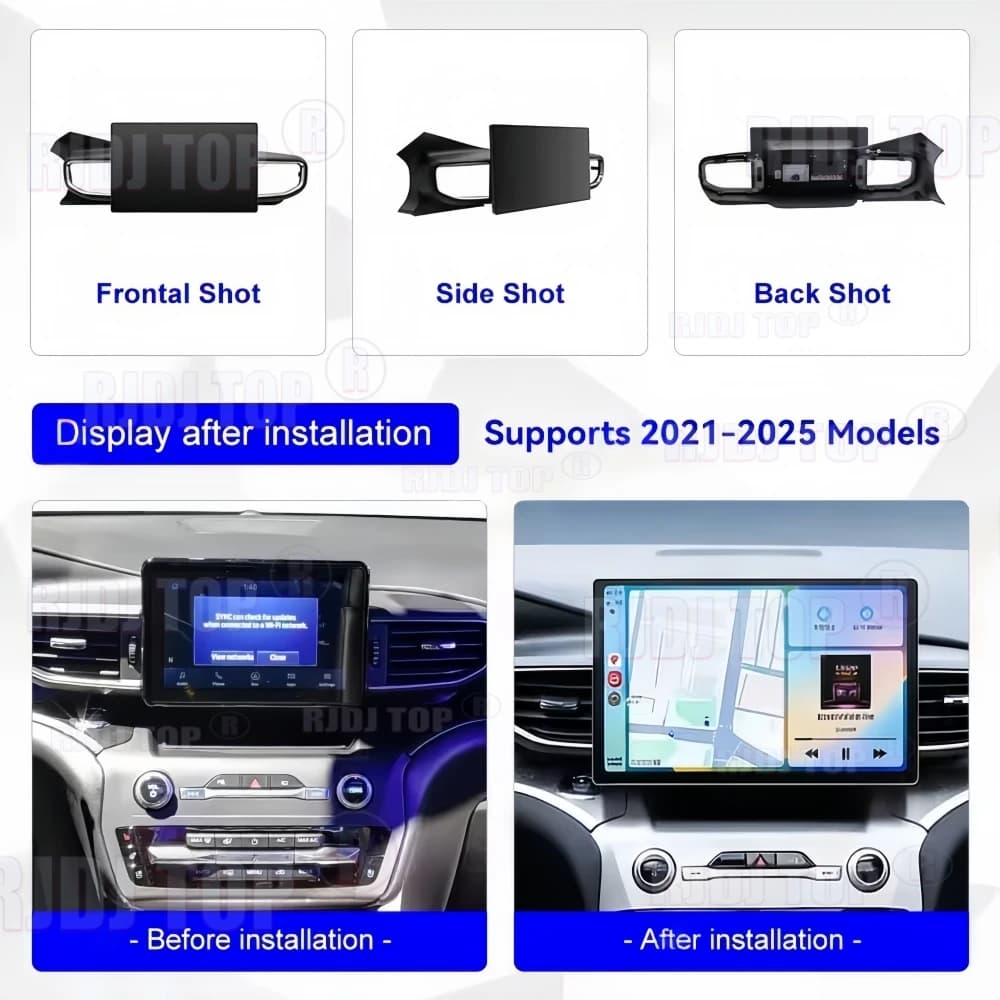 13 Inch Android 14 For Ford Explorer 2021-2025 CarPlay Car Radio Touch Screen Multimedia Player GPS Navigation Head Unit DSP 5G