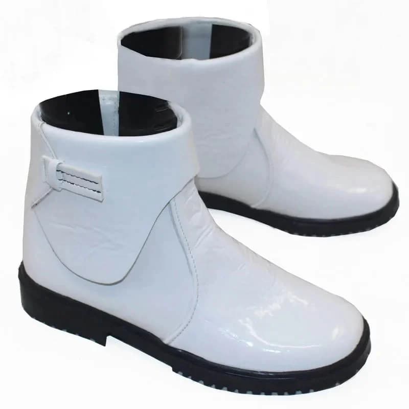 A;3\v,7'd/First Order Stormtrooper Cosplay Shoes Boots White - The Force Awakens Costume Shoesw;4'v,6\h/