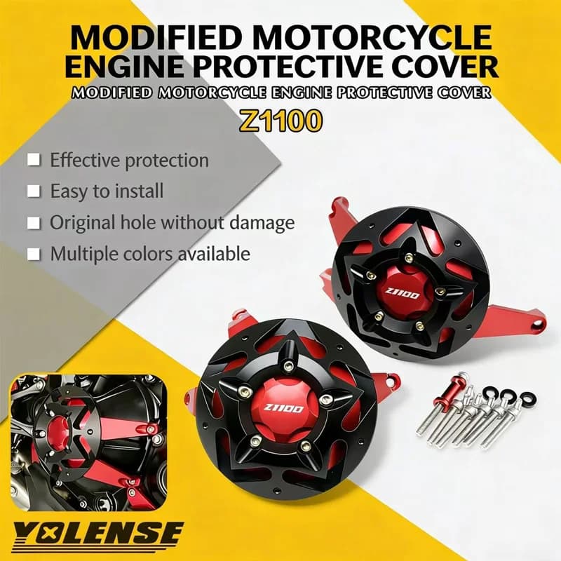 Fit For Z1100 Z1100SE Z 1100 SE 2026 Motorcycle Engine Case Stator Clutch Cover Guards Crash Pad Frame Sliders Protector
