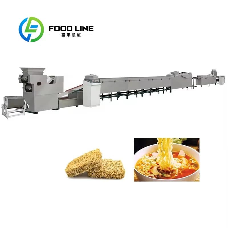 Automatic Continuous Noodle Making Production Line Custom Capacity Commercial Pasta Noodle Forming Machine for Food Processing