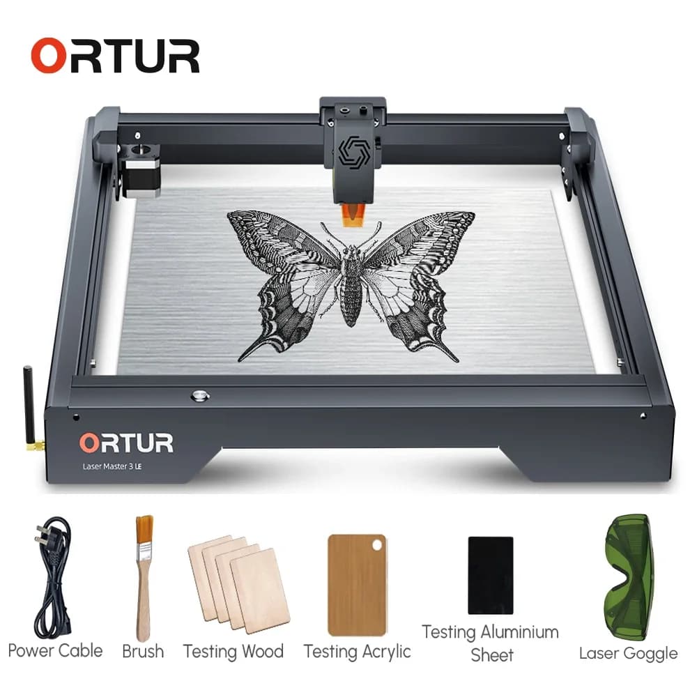 ORTUR OLM3 LE 10w Laser Engraver Cutter Wood Printing Machine With Wifi/APP 15000mm/Min CNC Desktop Cutting Wood Processing
