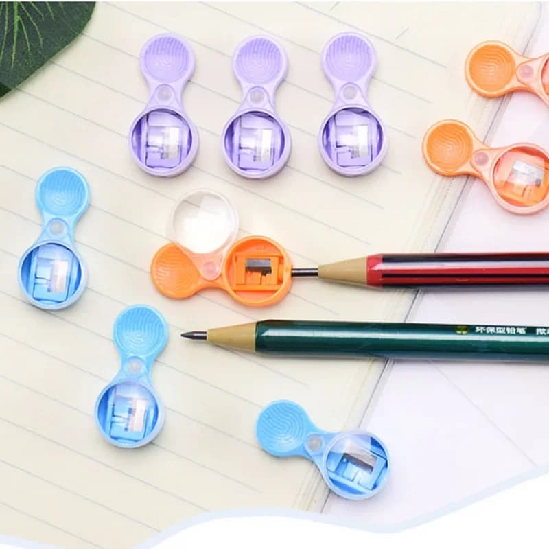 Mini set di temperamatite meccanico da 2,0 mm Set di matite spesse Temperamatite multicolore Materiale scolastico Strumenti Regali di cancelleria coreana