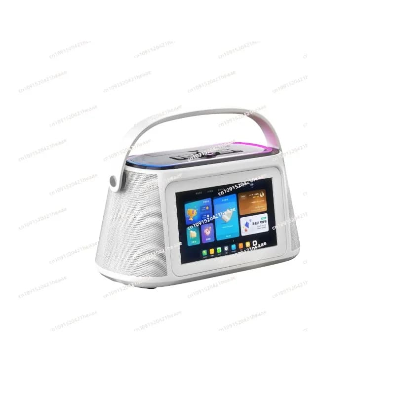 Adatto per Altoparlante P10 2*40W, Macchina per Karaoke con Schermo Intelligente da 10,1 Pollici, Versione Android 13.0