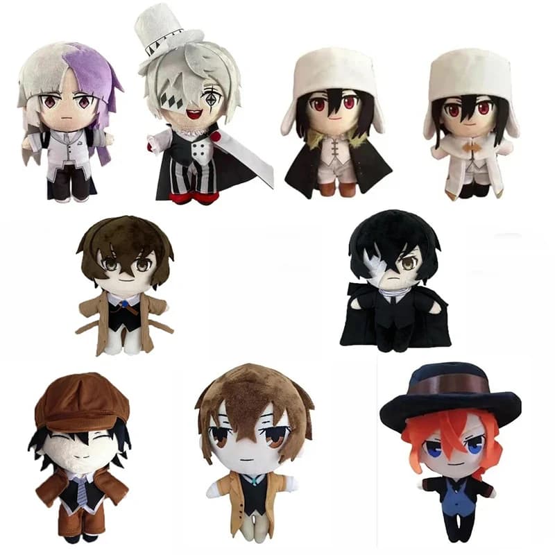 20 centimetri Anime Dazai Osamu Osamu Dazai Nakahara Chuya Sigma Gogol Fyodor Dostoyevsky Carino Morbido Peluche Cuscino Per Bambini Regalo Di Compleanno