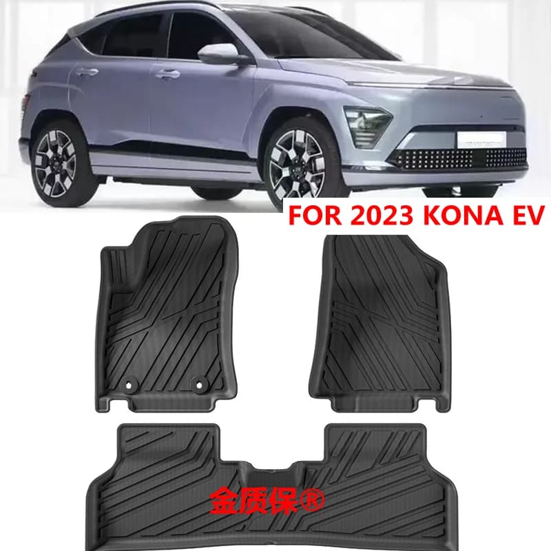 Utilizzare per il 2023 nuovo Hyundai Kona tappeto per auto personalizzato tappetino per auto Kona tronco Set completo adatto per Hyundai Kona tappetino per auto impermeabile