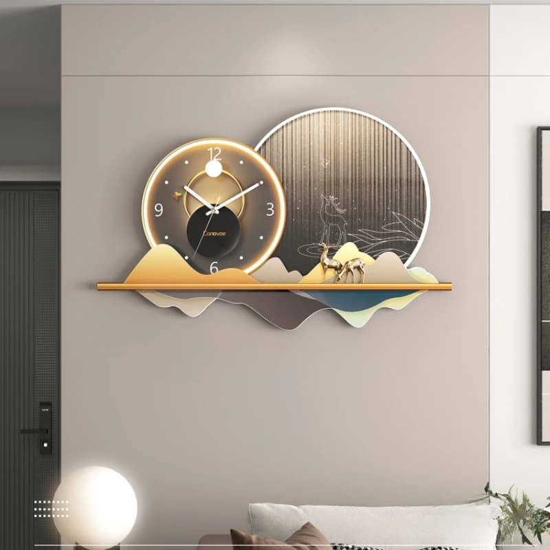 Orologio da parete con orologio di lusso leggero per la casa soggiorno moda semplice creativo nuovo orologio da parete orologio al quarzo per uso domestico