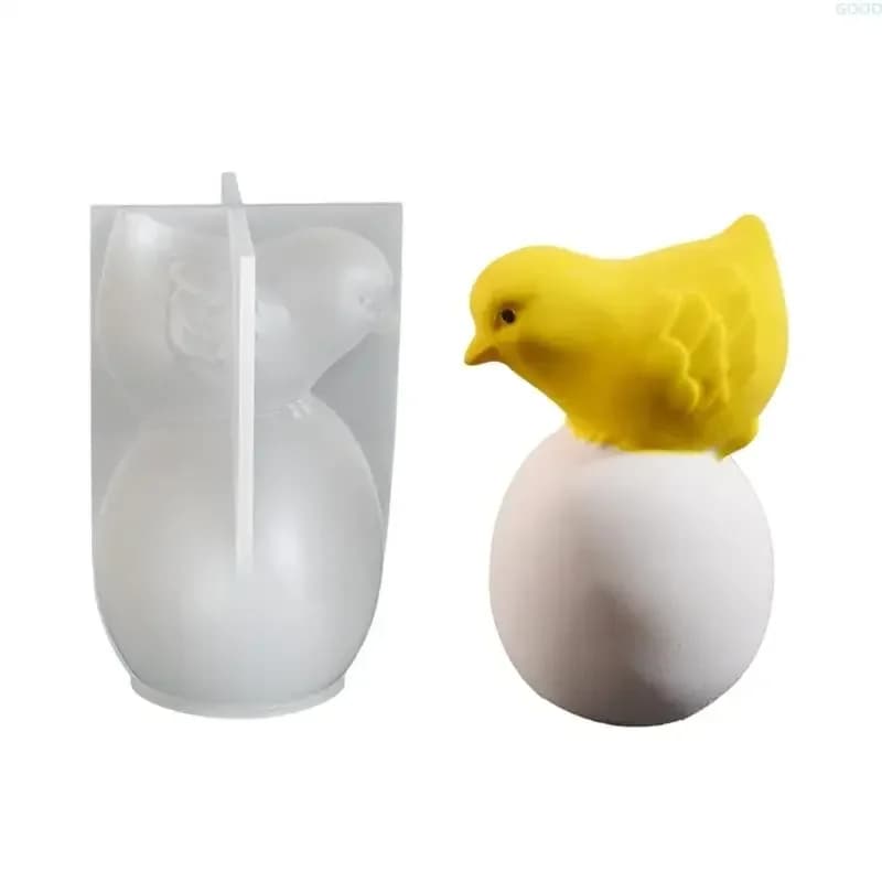 Nuovo Stampo in Silicone Premium 2026 per Pulcino Pasquale su Uovo, 1 Pezzo, Ultimi Modelli, per Resina, Candele, Gesso, Statuette, Fai da Te