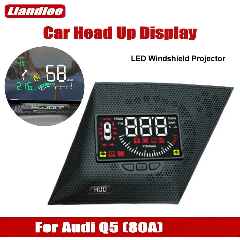 Display HUD per auto per Audi Q5 (80A) 2018-2023, proiettore LED per parabrezza, accessori elettronici per auto