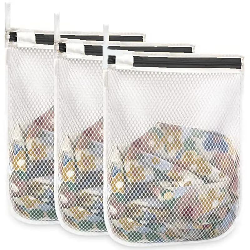 [N84R] Mesh Washing Machine Laundry Bags, Reusable and Mesh for Delicates, Stockings, Bra, , Baby Clothes