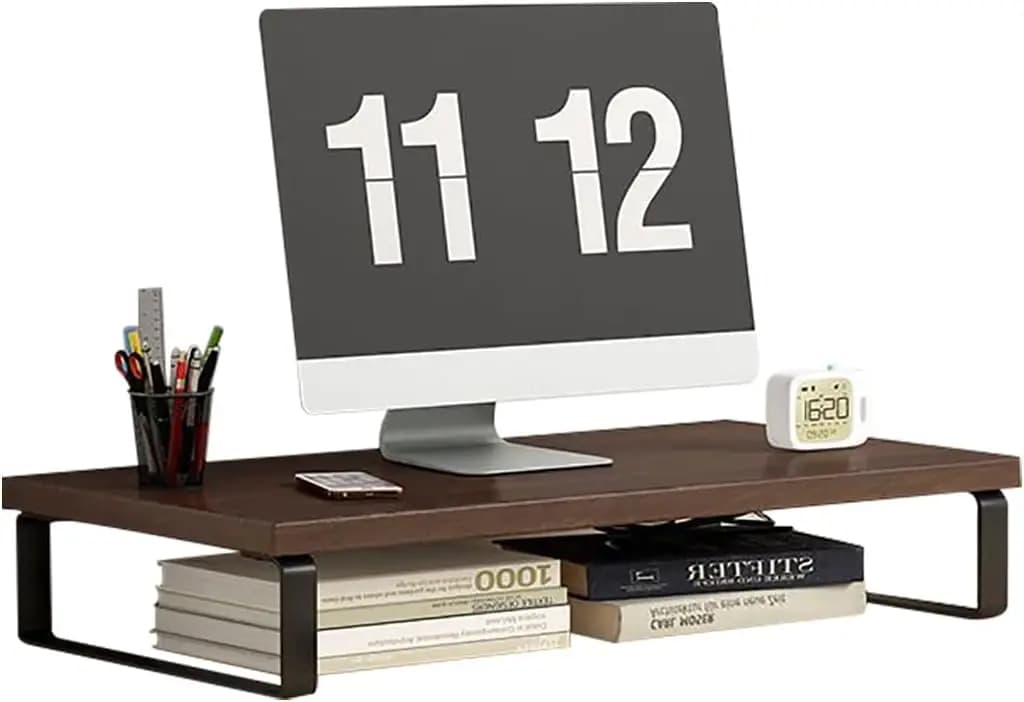 Computer Monitor Support | Ergonomic desk lift | Robusto desk organizer | Accessories for storing multipurpose objects (19,6x7,8x3,1 inch)