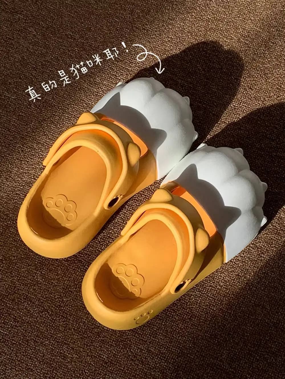 Ciabatte Estive 2026 da Donna con Simpatiche Zampa di Gatto, Punta Chiusa, Antiscivolo, Scavate, Sandali da Spiaggia per Cosplay, Scarpe da Giardino per Esterni