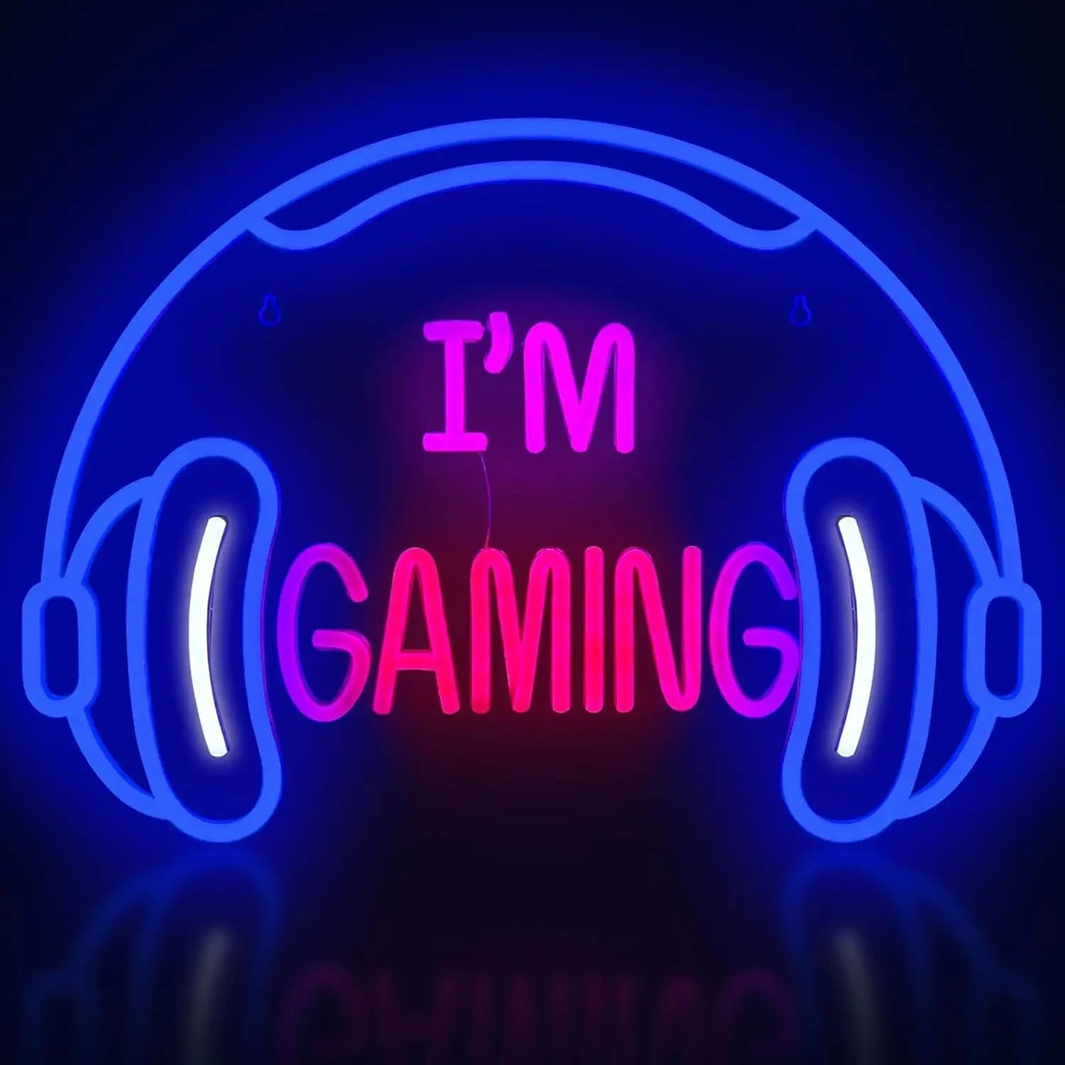 Teaches to the Neon LED USB to Shape Bedroom Gaming Headphones, Games Room, Man Cave, Party, Bar, Club, Garage, House, Store, Decoration, Gift