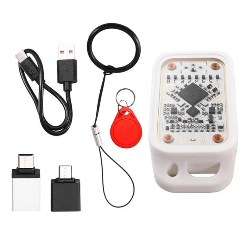 B29C-Chameleon V3.0 RFID Smart Chip Emulator Reader+UID Keychain NFC Read Writer 125K 13.56Mhz ID IC Smart Card Tag Copyer