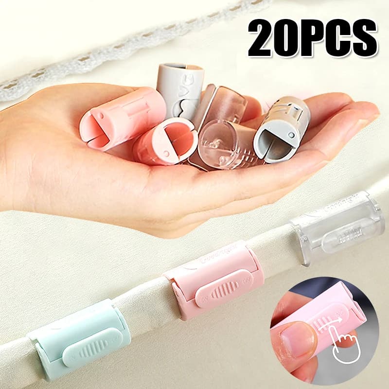Clip for sheets Anti-slip fixing clip plastic fixing for quilt blanket springs for clothes safe button Anti-race supplies per bedroom