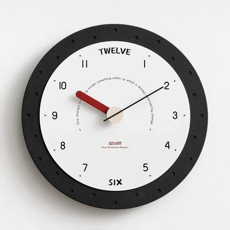 Simple Fashion Home Watches Acrylic Studio Seating Waist Mute Wall Clock Decorative Quartz Watch